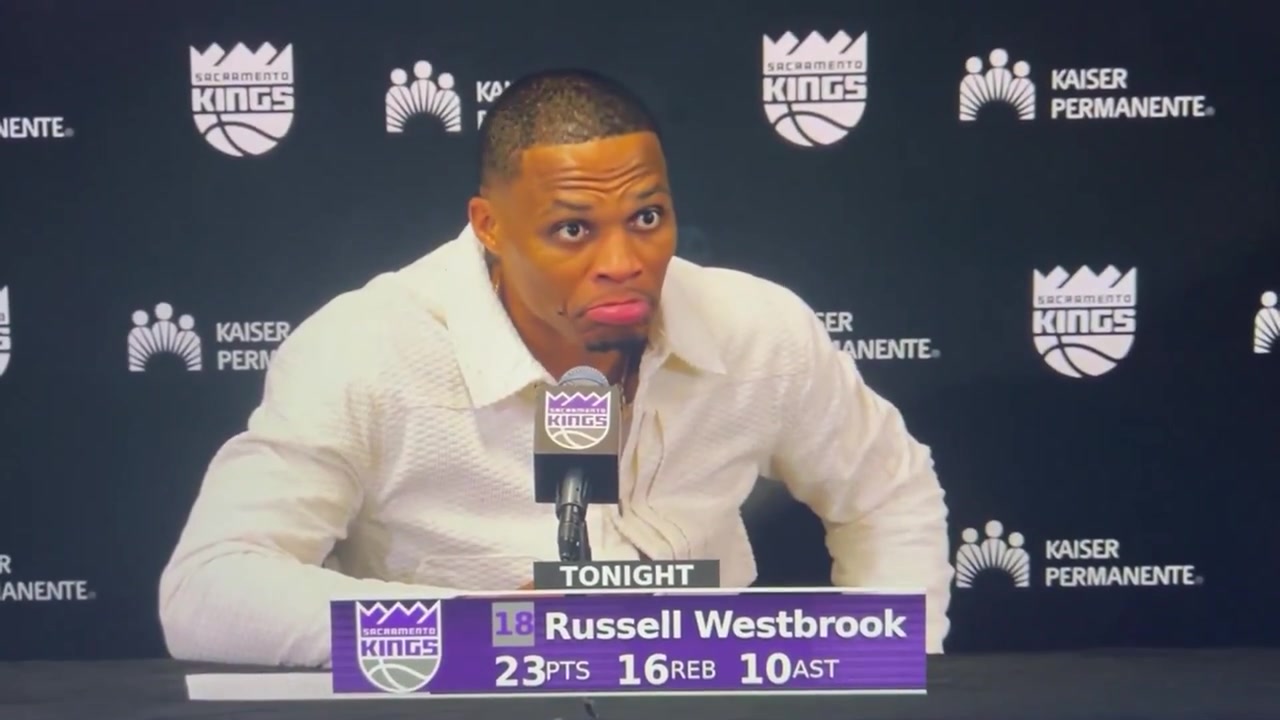 Russell Westbrook Humbly speaking Im the best rebounding guard ever