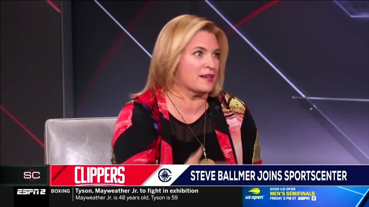 Steve Ballmer In an exclusive interview with Ramona Shelburne and ESPN last year following Pablo Torres reporting on the Clippers alleged salary-cap circumvention through Aspiration They conned me