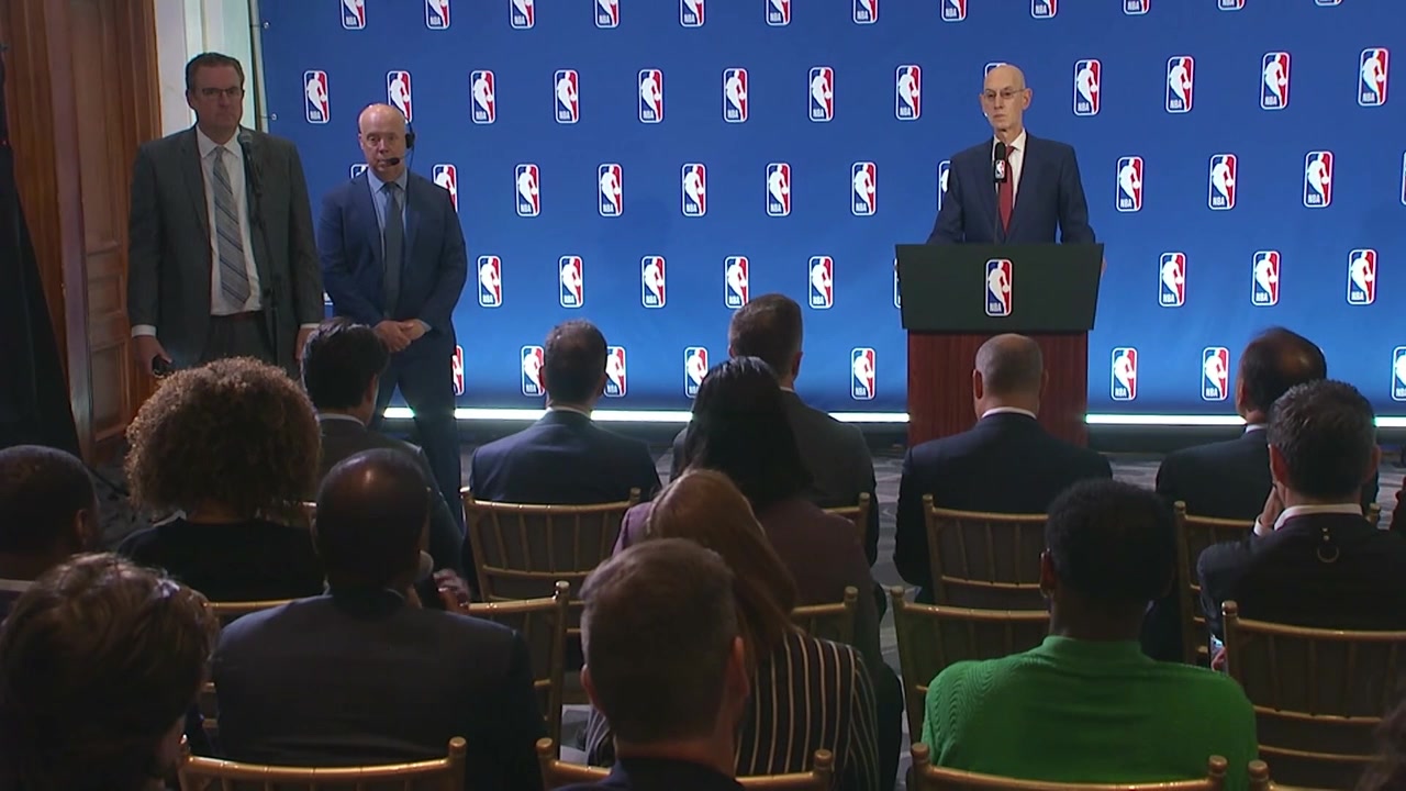 Adam Silver I think that in terms of Steve's Ballmer statement I'd say putting aside the precise words he chose to use Most importantly he indicated a willingness to accept the league's decision in this case and the accompanying sanctions so that's initially what I was most focused on