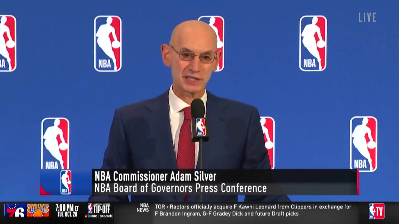 Silver on 2nd apronThe point was to design a system - I'm not embarrassed to say more NFL like where every team was put in a position where regardless of market size they could compete for championships 8 different champions over the last eight years That isn't necessarily a sign of success