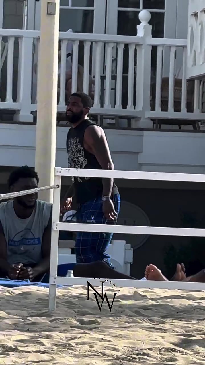 Kyrie Irving went full method Uncle Drew while at a recent Mavs mini camp