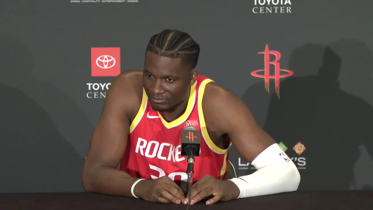 Clint Capela on his offseason I was able to lose 4 body fatfeels great to have some abs looking good you know